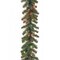 National Tree Company 9' x 10” Pre-Lit Kincaid Spruce Artificial Christmas Garland, Multicolor Lights